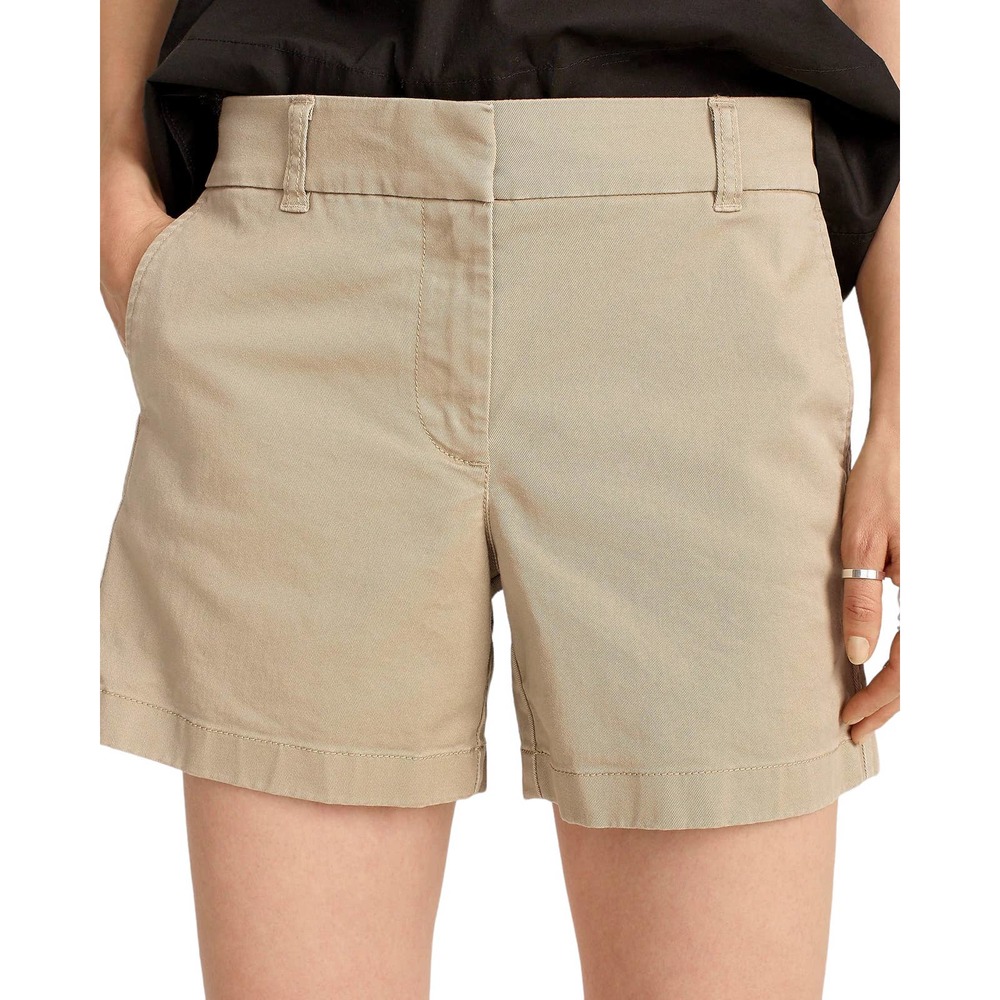J. Crew 4" Stretch Chino Short Khaki Pockets H5806